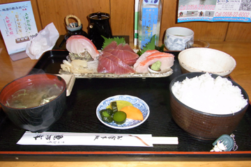 金目鯛まぐろ刺身定食